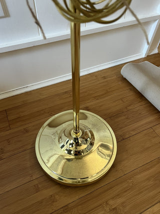 1970's VTG Clam Shell Floor Lamp F&M|98756