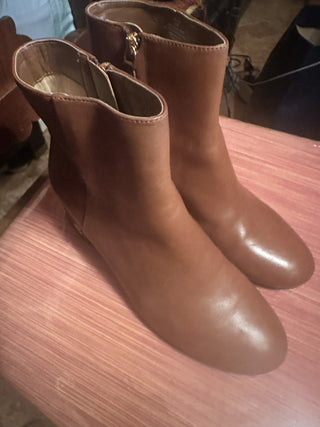 Lauren Ralph Lauren Wellford Booties Tan #63 VV MTS|110679