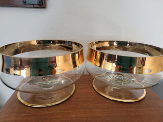 1960s Avitra Gold Rim Bowl Set RCD