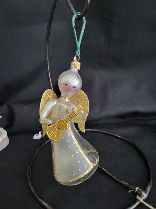 Vintage De Carlini Angel w/Guitar Ornament RCD|130625