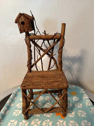 Chair Willow Birdhouse MTS|115053
