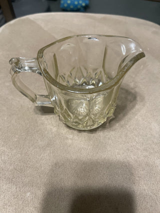 clear glass creamer rsv