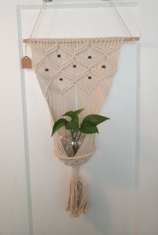 MW Wall Macrame with Plant MTS|88192