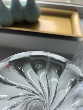 Louis XV Baccarat Crystal Hurricane Lamp,Candleholder Rococo Revivalt