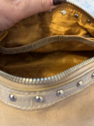Vintage Kathy Van Zeeland Y2K Tan Shoulder Bag