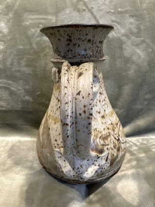 tan speckled ceramic pitcher MTS