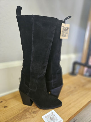Steve Madden Suede SEVEN Western Boots (8.5) MTS|94475