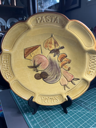 California Pottery Pasta Bowl Vintage|53367