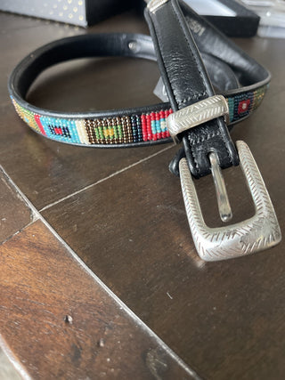 Brighton Beaded belt red RSV|92021