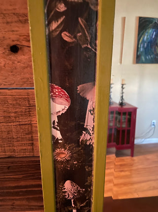 Upcycled Wall Mirror Mushroom Motif~ MTS|102360