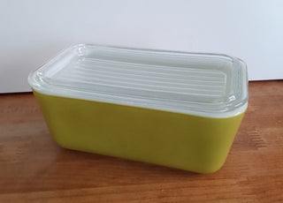 MW Vintage Green Pyrex Refrigerator Dish|83570
