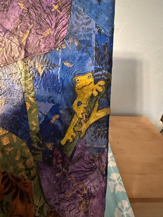 Art Decopge Frog Floral 12x9|51638