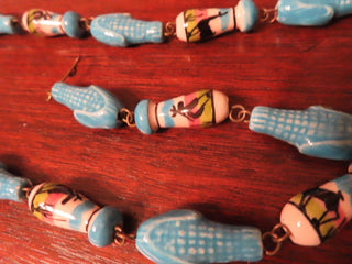 Blue corn necklace & bracelet set RCD|150250