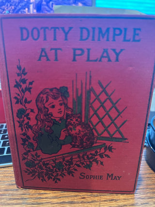 Antique "Dotty the Dimple at Play", book, 1910 hardcover RCD|86421