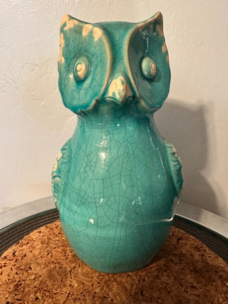 Owl Blue Crackle Ceramic MTS