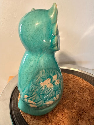 Owl Blue Crackle Ceramic MTS