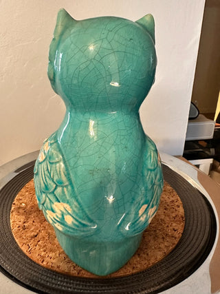 Owl Blue Crackle Ceramic MTS