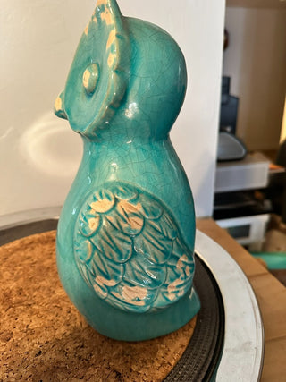 Owl Blue Crackle Ceramic MTS
