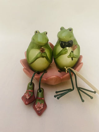 Mr. & Mrs. Frog Salt & Pepper shakers 3 pieces RCD|49511