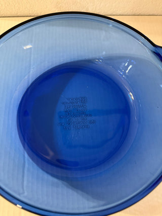 Anchor Hocking cobalt blue glass casserole dish RCD