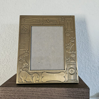 Vintage Brass Dog Frame (BRI) - MTS|111907