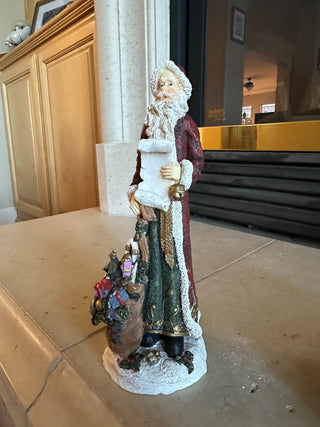 Santa Claus/Father Christmas figure - resin - 8.5" RCD|79053