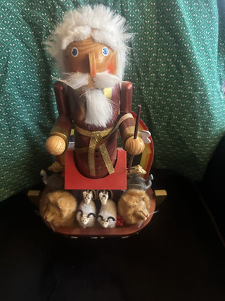 Vintage 15" Noah's Ark Christmas Nutcraker Holiday Bombay Company #62 VV MTS|127859
