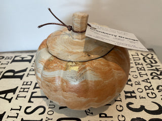 4 oz Handmade Cement Sm-Pumpkin Vessel Candle|109465