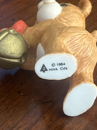 1984 Hallmark Cinnamon Bear #2 w/bell Ornament RSV|127974