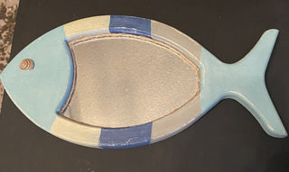 Nautical fish wall mirror|61219