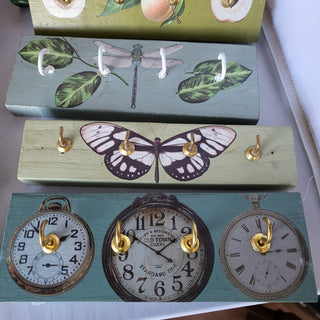 Handmade Key or Jewelry Rack - Various motifs.  RSV|105569