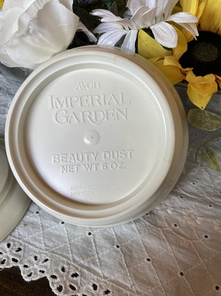 Vtg Avon Body Dust Box RCD