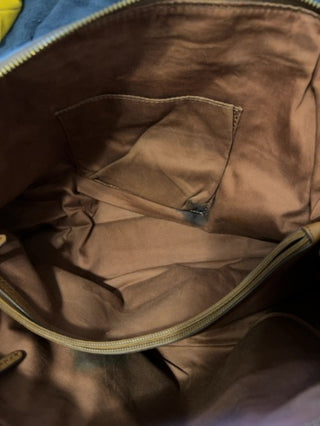 12F AS IS Fossil Cognac Brown Sydney Tote MTS