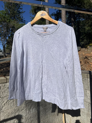 #91 J Jill Light Blue Sweater MP