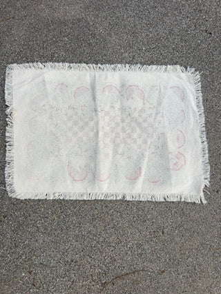 JP Set of 4 NEW vintage woven watermelon placemats