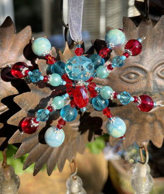 Spider Sun Catcher red/light blue|63629