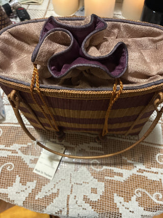 Monsoon vintage bamboo bag from Thailand RCD|132505