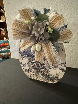 Decoupage wooden Easter decoration RCD