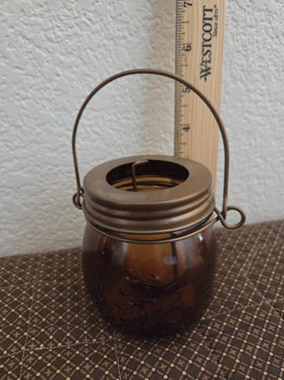 Mason Jar w/Lid, Includes Tealight, RCD|108454