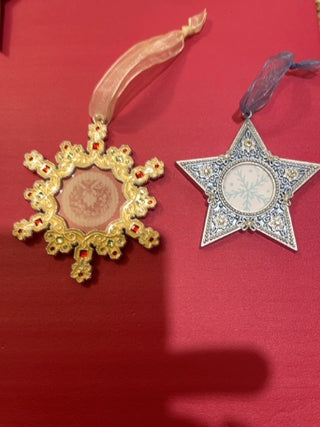 Christmas ornament, picture frames, jewel