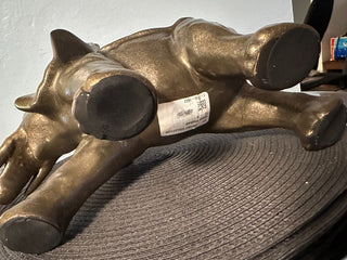 Elephant 8x13 Gold Ceramic Bull|52454