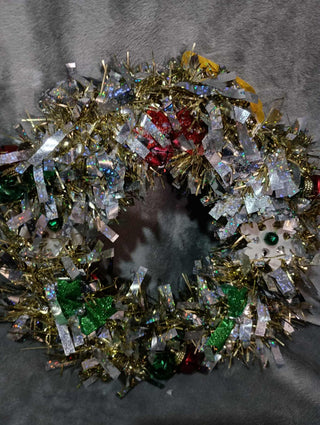 Tinsel wreath rsv|124534