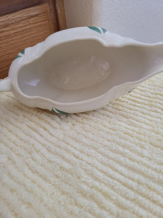 Taylor, Smith & Taylor Porcelain Green Leaf Creamer RCD