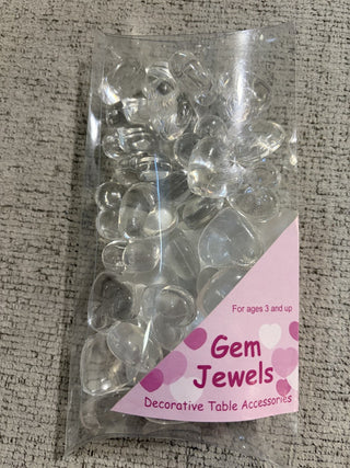 Pack of Heart Shaped Gem Jewels RCD