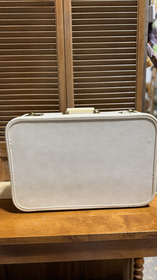White Starfrost Vintage Suitcase Bar RCD|122892