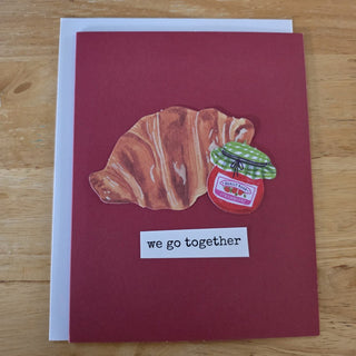 bri.crafty - Crossaint/Jam - Blank Card