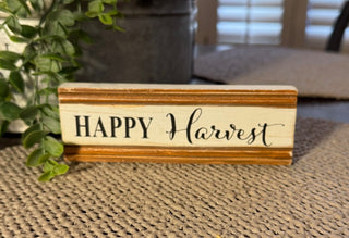 6” Engraved Happy Harvest Sign RSV|127464