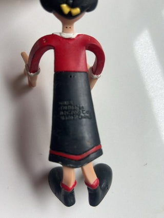 collectible Olive Oyl bendable PVC figure, manufactured by NJ Croce