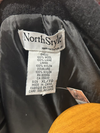 #9 North Style 100% Wool Patchwork Coat Size Large RSV