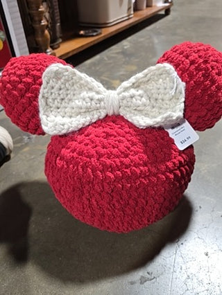 Crocheted Mini Mouse Head